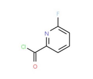 2-Fluoro-6-pyridinecarbonyl chloride (CAS 64197-03-1) - chemical structure image