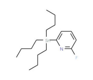 2-Fluoro-6-(tributylstannyl)pyridine (CAS 1025744-38-0) - chemical structure image