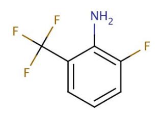 2-Fluoro-6-(trifluoromethyl)aniline (CAS 144851-61-6) - chemical structure image