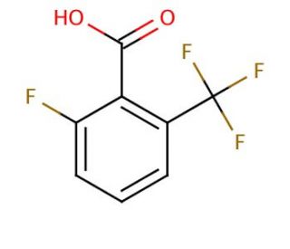 2-Fluoro-6-(trifluoromethyl)benzoic acid (CAS 32890-94-1) - chemical structure image