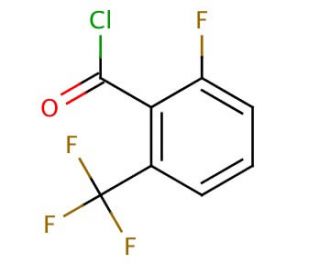 2-Fluoro-6-(trifluoromethyl)benzoyl chloride (CAS 109227-12-5) - chemical structure image