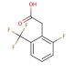 2-Fluoro-6-(trifluoromethyl)phenylacetic acid (CAS 179946-32-8) - chemical structure image