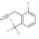 2-Fluoro-6-(trifluoromethyl)phenylacetonitrile (CAS 179946-34-0) - chemical structure image