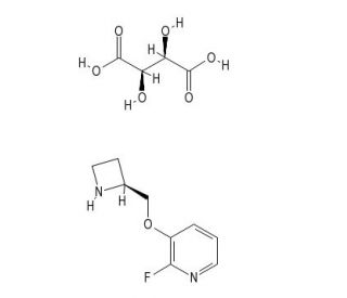 2-Fluoro-A 85380 Tartrate Salt (CAS 209530-93-8) - chemical structure image