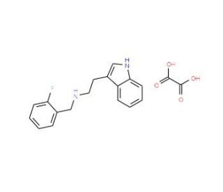 (2-Fluoro-benzyl)-[2-(1H-indol-3-yl)-ethyl]-amine oxalate - chemical structure image