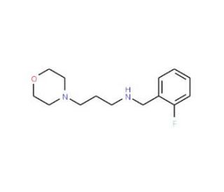 (2-Fluoro-benzyl)-(3-morpholin-4-yl-propyl)-amine - chemical structure image