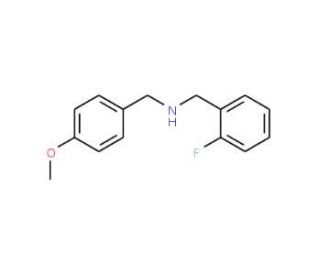 (2-Fluoro-benzyl)-(4-methoxy-benzyl)-amine (CAS 418788-17-7) - chemical structure image