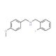 (2-Fluoro-benzyl)-(4-methoxy-benzyl)-amine (CAS 418788-17-7) - chemical structure image