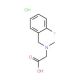 [(2-Fluoro-benzyl)-methyl-amino]-acetic acid hydrochloride - chemical structure image