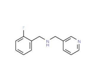 (2-Fluoro-benzyl)-pyridin-3-ylmethyl-amine - chemical structure image