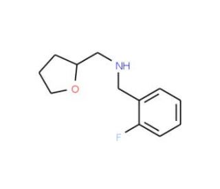 (2-Fluoro-benzyl)-(tetrahydro-furan-2-ylmethyl)-amine - chemical structure image