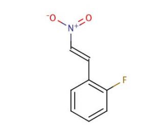 2-Fluoro-&beta;-nitrostyrene (CAS 399-25-7) - chemical structure image