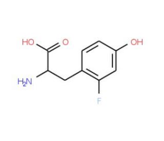 2-Fluoro-DL-tyrosine (CAS 7656-31-7) - chemical structure image