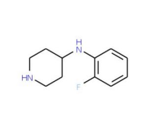 (2-Fluoro-phenyl)-piperidin-4-yl-amine - chemical structure image