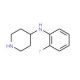 (2-Fluoro-phenyl)-piperidin-4-yl-amine - chemical structure image