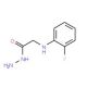 (2-Fluoro-phenylamino)-acetic acid hydrazide (CAS 2371-27-9) - chemical structure image