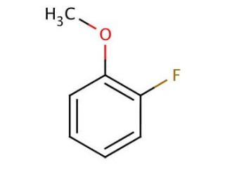 2-Fluoroanisole (CAS 321-28-8) - chemical structure image