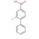 2-Fluorobiphenyl-4-carboxylic acid (CAS 137045-30-8) - chemical structure image