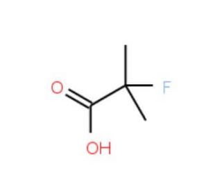 2-Fluoroisobutyric acid (CAS 63812-15-7) - chemical structure image