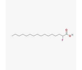 2-Fluoropalmitic acid (CAS 89270-22-4) - chemical structure image