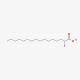 2-Fluoropalmitic acid (CAS 89270-22-4) - chemical structure image