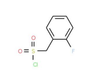 (2-fluorophenyl)methanesulfonyl chloride (CAS 24974-71-8) - chemical structure image