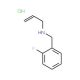[(2-fluorophenyl)methyl](prop-2-en-1-yl)amine hydrochloride - chemical structure image