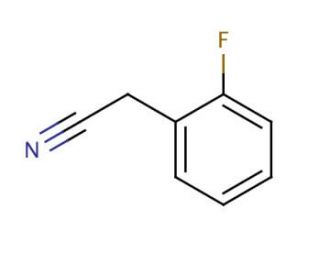 2-Fluorophenylacetonitrile (CAS 326-62-5) - chemical structure image