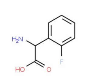 2-Fluorophenylglycine (CAS 2343-27-3) - chemical structure image