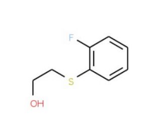 2-Fluorophenylthioethanol - chemical structure image