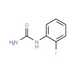 2-Fluorophenylurea (CAS 656-31-5) - chemical structure image