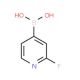 2-Fluoropyridine-4-boronic acid (CAS 401815-98-3) - chemical structure image