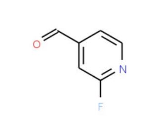 2-Fluoropyridine-4-carboxaldehyde (CAS 131747-69-8) - chemical structure image