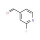 2-Fluoropyridine-4-carboxaldehyde (CAS 131747-69-8) - chemical structure image