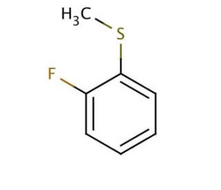 2-Fluorothioanisole (CAS 655-20-9) - chemical structure image