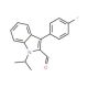 2-Formyl-3-(4-fluorophenyl)-1-N-isopropyl indole (CAS 101125-34-2) - chemical structure image