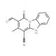 2-Formyl-3-methyl-1-oxo-1,5-dihydro-benzo[4,5]imidazo[1,2-a]pyridine-4-carbonitrile (CAS 121105-77-9) - chemical structure im