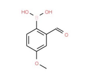 2-Formyl-4-methoxyphenylboronic acid (CAS 139962-95-1) - chemical structure image