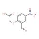 2-Formyl-4-nitrophenoxyacetic acid (CAS 6965-69-1) - chemical structure image