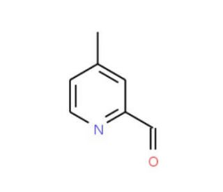 2-Formyl-4-picoline (CAS 53547-60-7) - chemical structure image