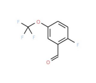 2-Formyl-4-(trifluoromethoxy)fluorobenzene (CAS 886497-81-0) - chemical structure image