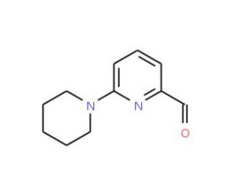 2-Formyl-6-(piperidin-1-yl)pyridine (CAS 859850-71-8) - chemical structure image