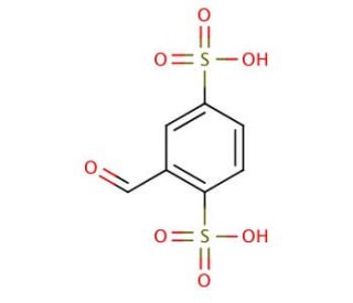 2-Formyl-benzene-1,4-disulfonic acid disodium salt (CAS 730912-46-6) - chemical structure image
