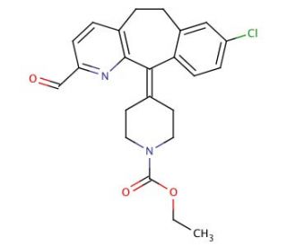 2-Formyl Loratadine (CAS 1076198-15-6) - chemical structure image