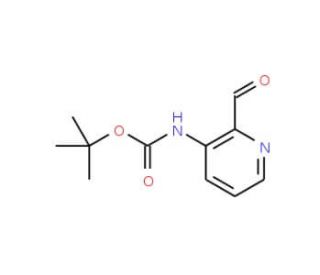 (2-Formyl-pyridin-3-yl)-carbamic acidtert-butyl ester (CAS 116026-99-4) - chemical structure image