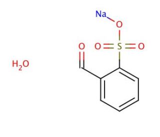 2-Formylbenzenesulfonic acid sodium salt hydrate (CAS 305808-14-4) - chemical structure image