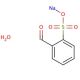 2-Formylbenzenesulfonic acid sodium salt hydrate (CAS 305808-14-4) - chemical structure image