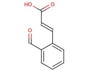 2-Formylcinnamic Acid (CAS 28873-89-4) - chemical structure image