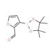 2-Formylfuran-3-boronic acid pinacol ester (CAS 1055881-23-6) - chemical structure image
