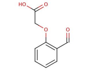 2-Formylphenoxyacetic acid (CAS 6280-80-4) - chemical structure image